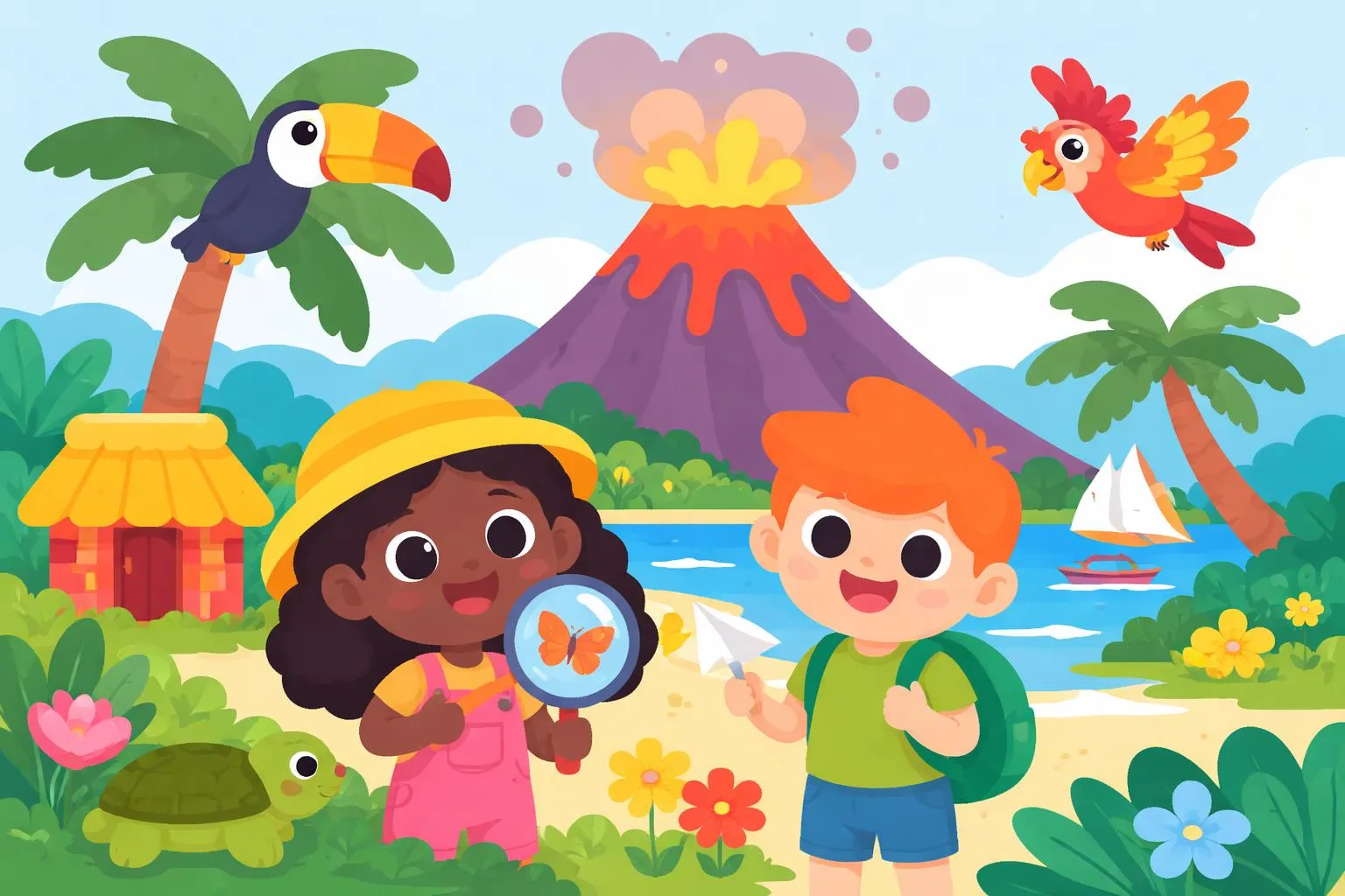 A Postcard from the Volcano by Wallace Stevens - Giggle Academy Free