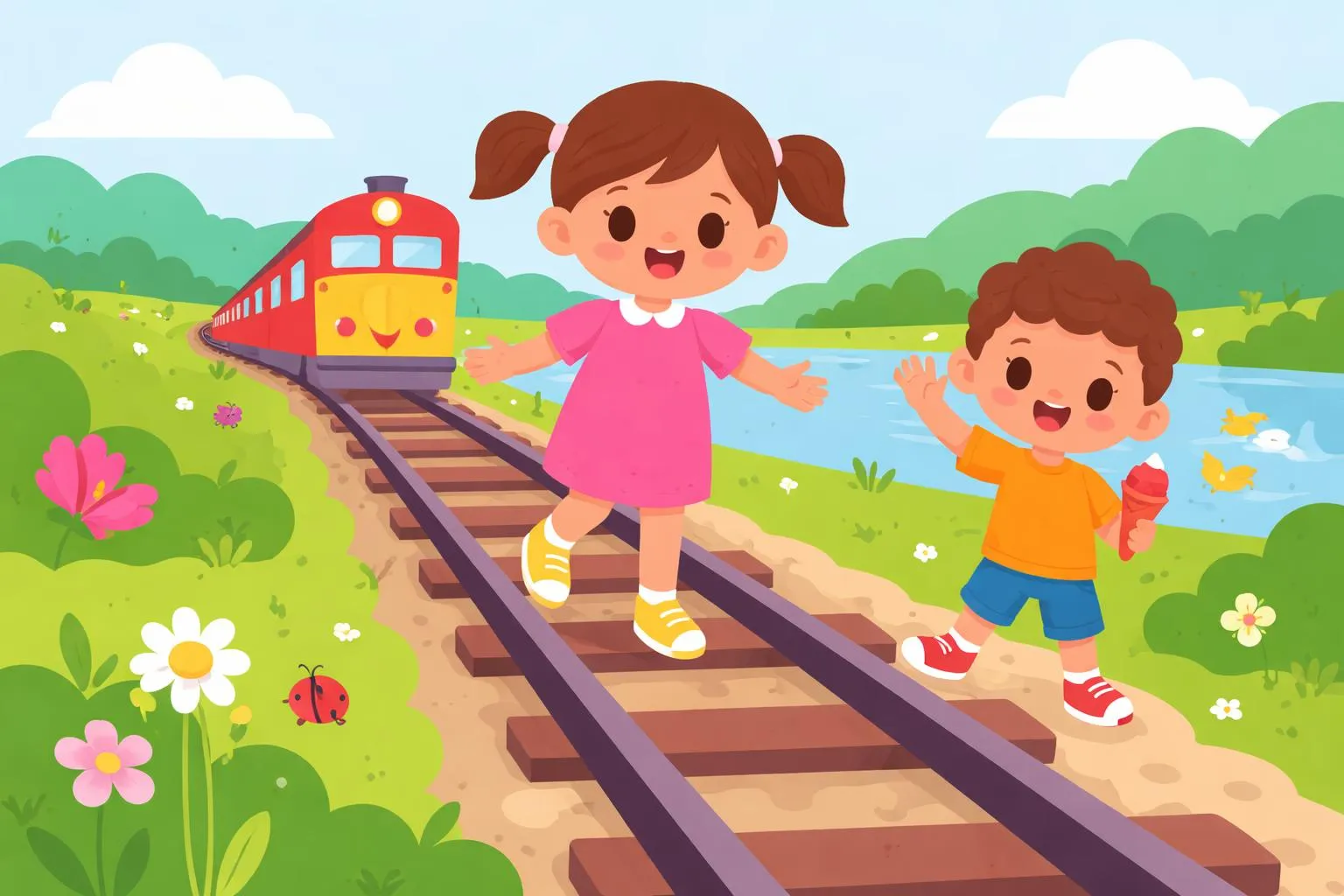 A Sister on the Tracks By Donald Hall - Giggle Poems