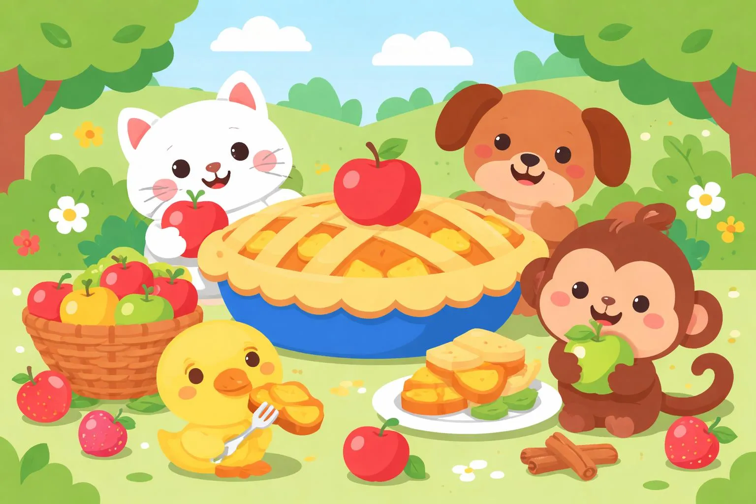 A Was an Apple Pie - Nursery Rhymes And Traditional Poems By FCIT