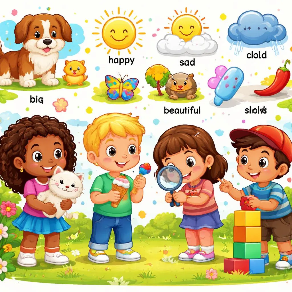 Adjectives in Spanish: A Fun and Easy Guide for Kids to Learn Describing Words
