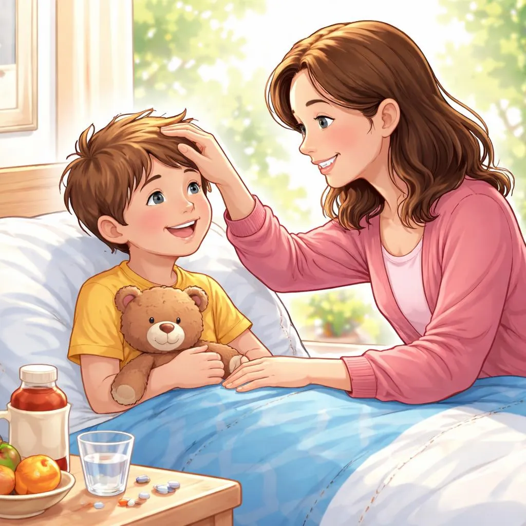 After Resting and Medicine, Should a Child Say “I'm Better” or “I Feel Improved” to a Parent?