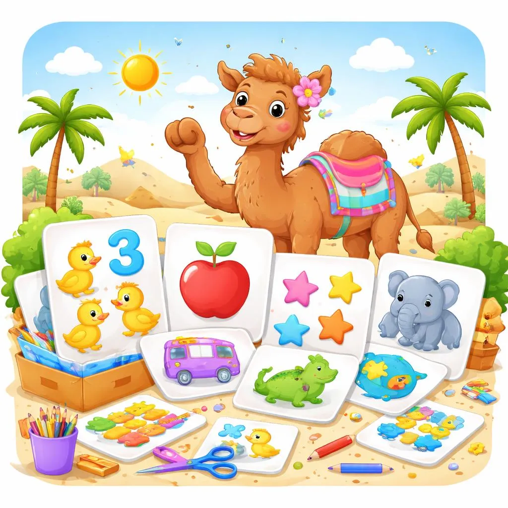 Alice The Camel Flashcards For Kids – Free Printable PDF