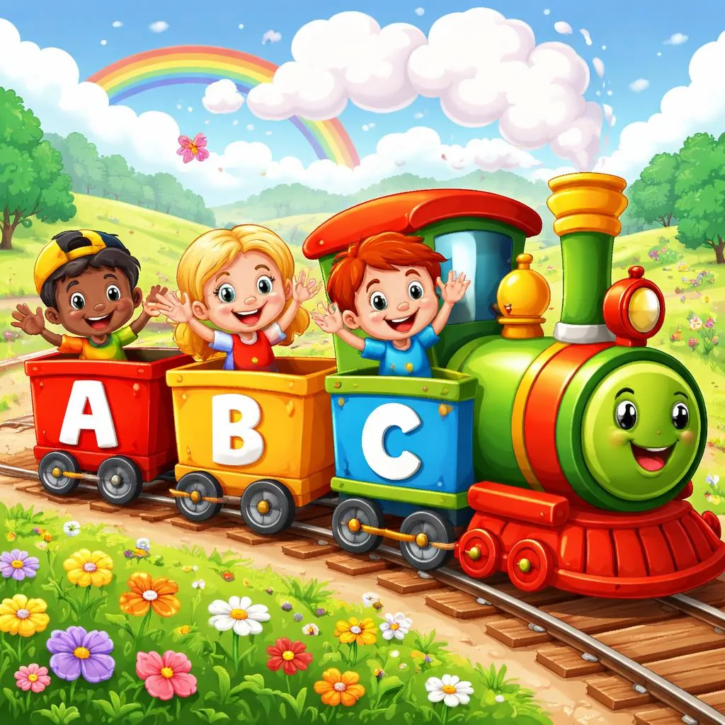 Все на борт! Почему «Песенка про поезд с буквами» идеальна для изучения букв и последовательности?