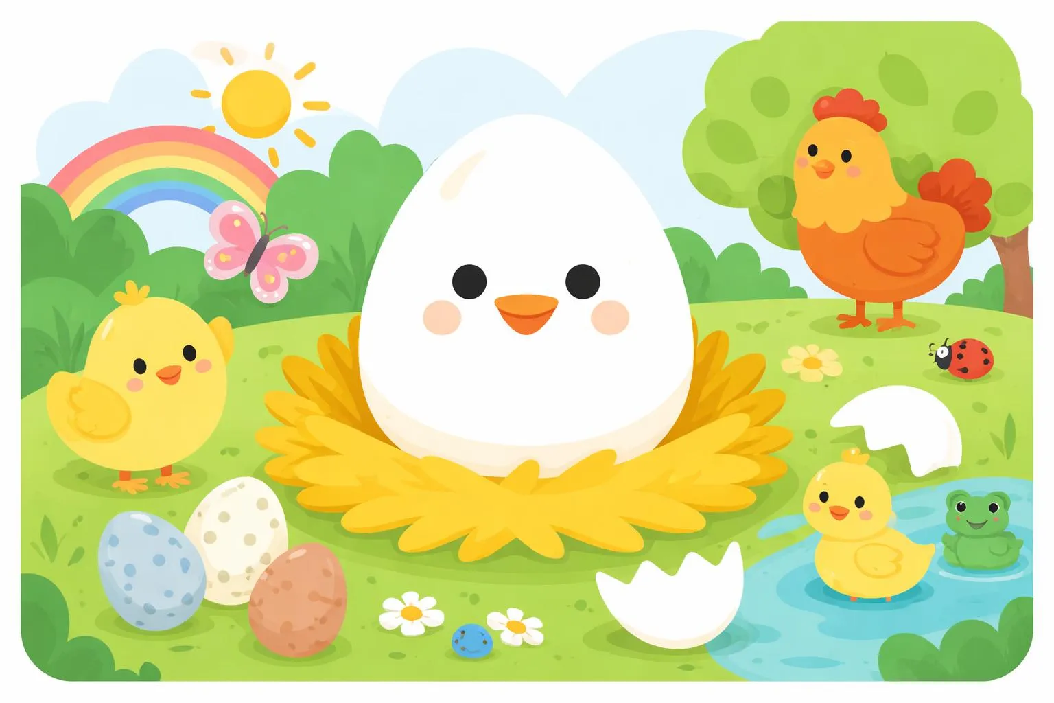 An Egg - Nursery Rhymes And Traditional Poems By FCIT