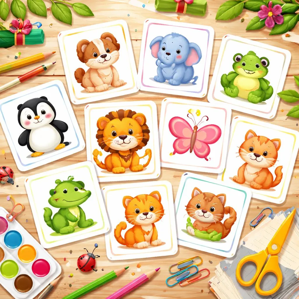 Animals Flashcards for Kids – Free Printable PDF