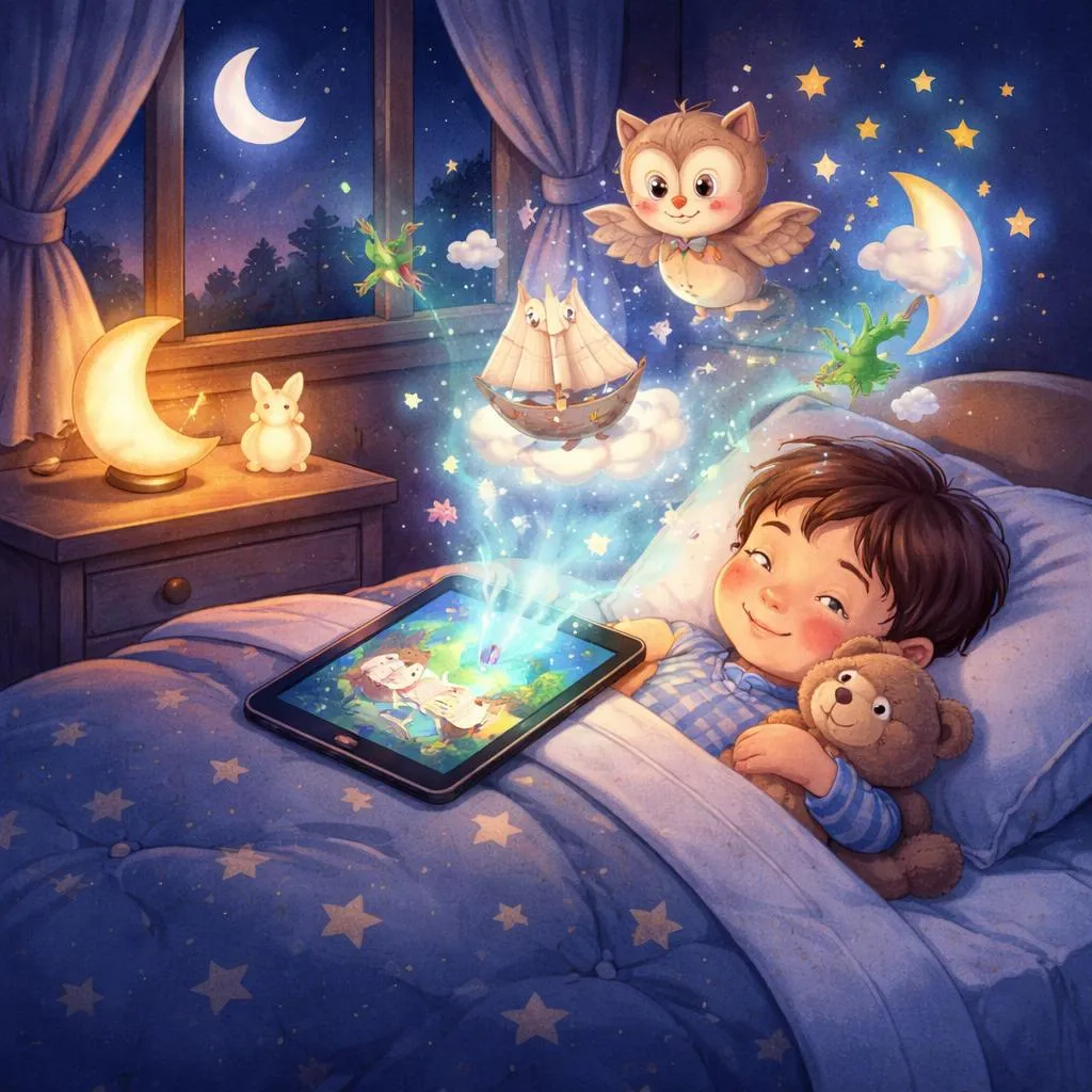 Приложения со сказками на ночь — новый лучший друг для сна вашего ребенка?