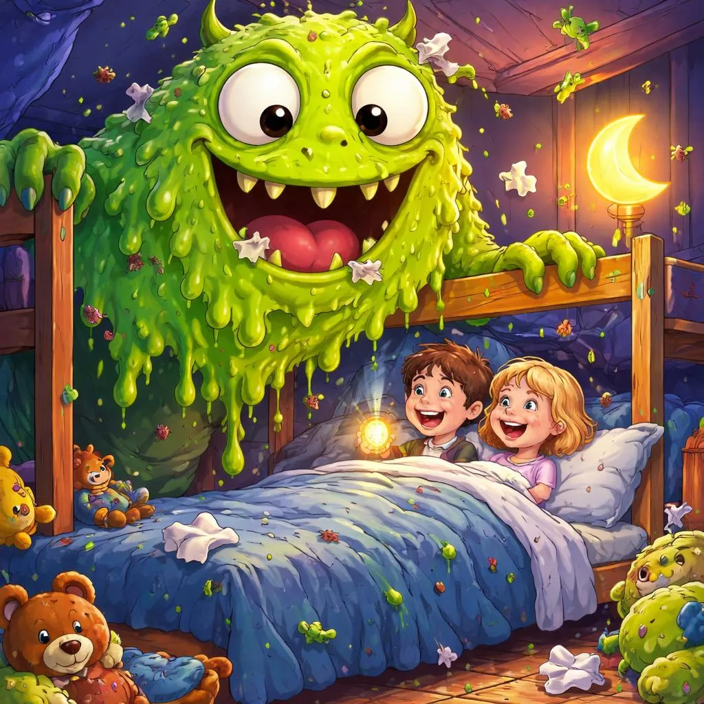 你是否正在尋找關於鼻屎怪獸的有趣又搞笑的睡前故事？
