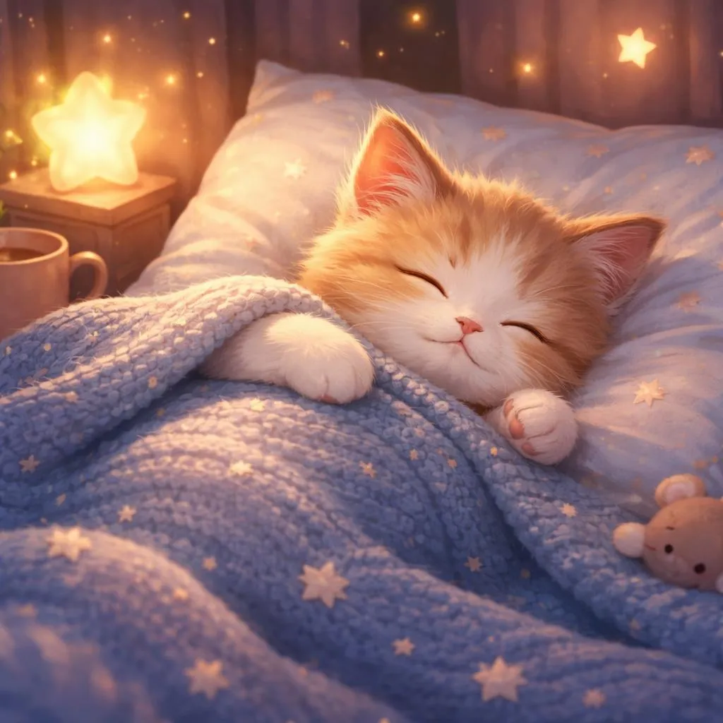 Apakah Anda Mencari Dongeng Pengantar Tidur yang Lembut untuk Kucing? Kisah Anak Kucing yang Mengantuk dan Selimut yang Nyaman