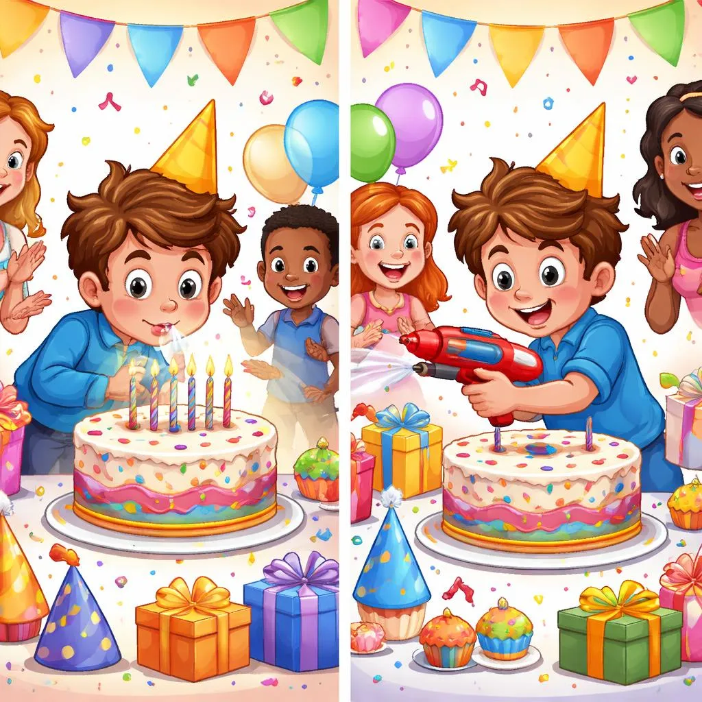 At a Birthday Party, Should You Say “Blow Out the Candles” or “Extinguish the Flames” to a Child?