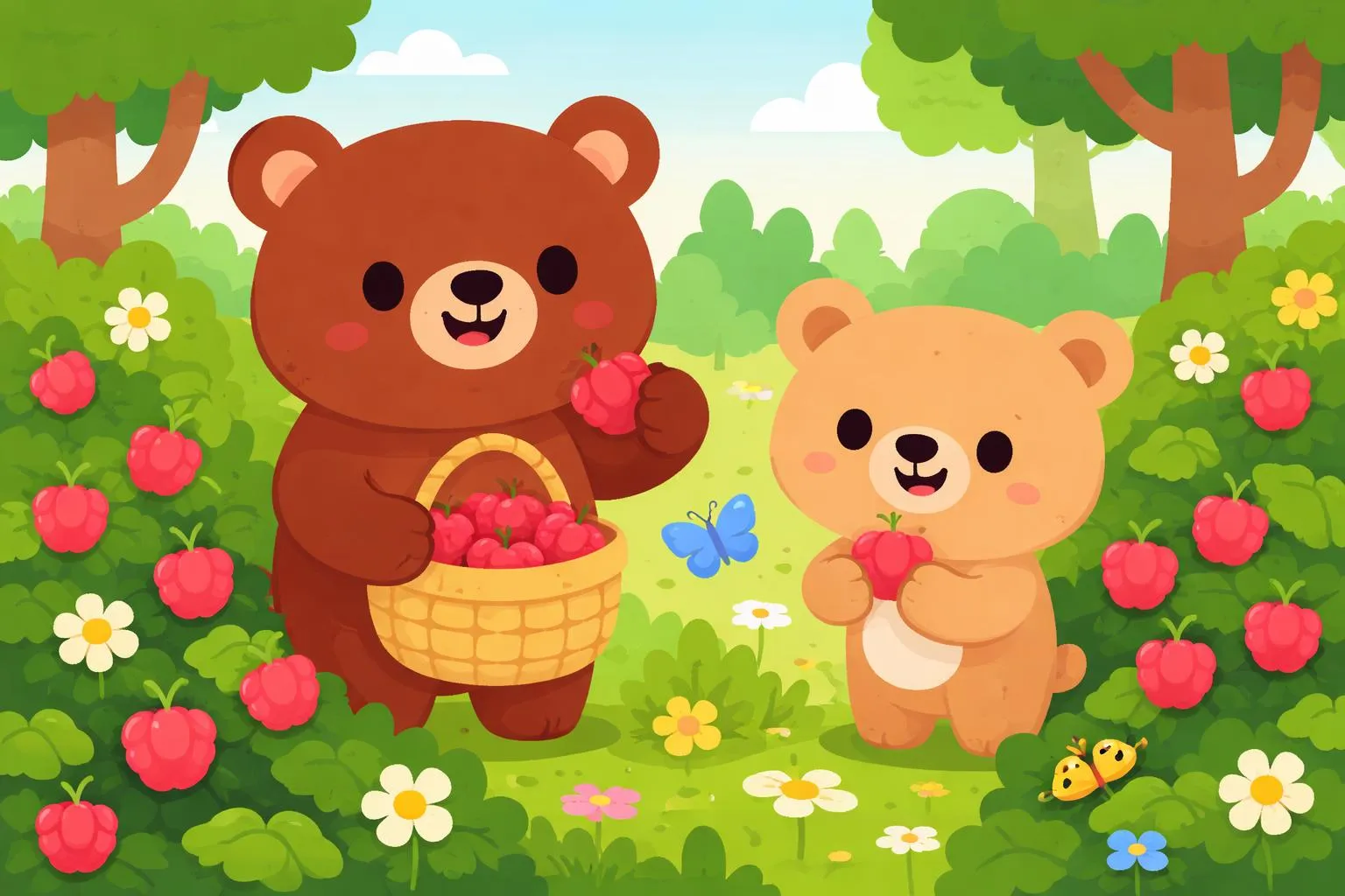 Bears at Raspberry Time By Hayden Carruth - Giggle Poems