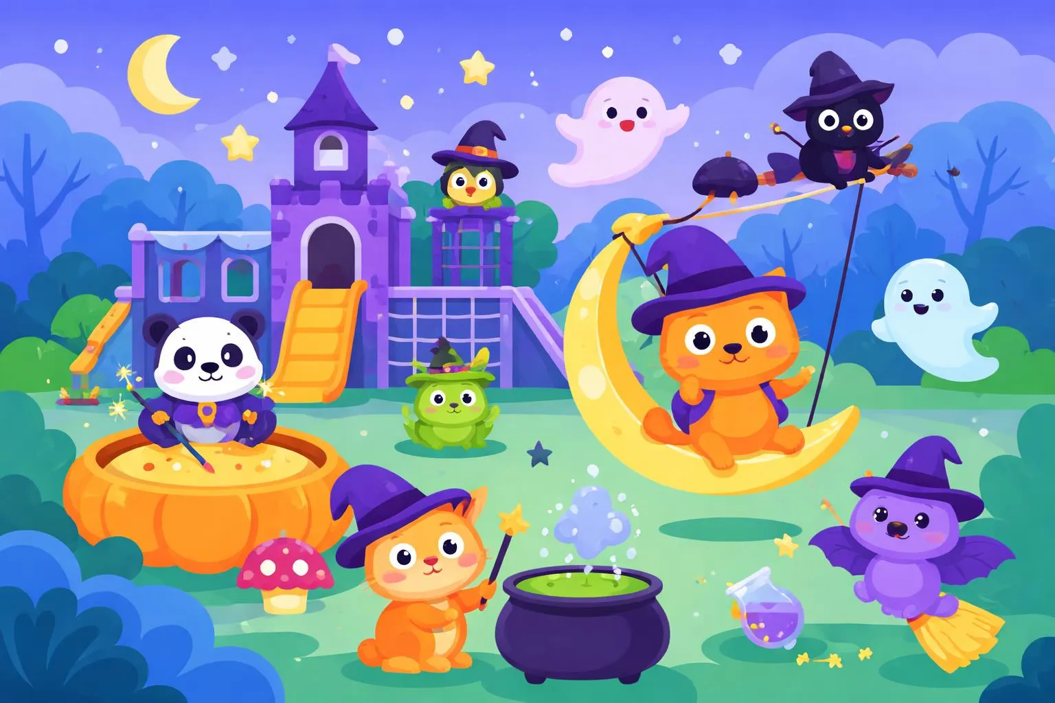 Bewitched Playground By David Rivard - Giggle Poems