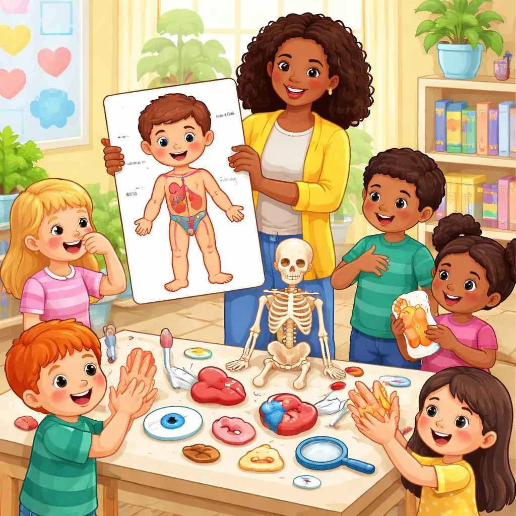 Body Parts for Kids: A Teacher’s Friendly Guide to Learning Human Body Vocabulary with Fun Classroom Activities and Real-Life Examples