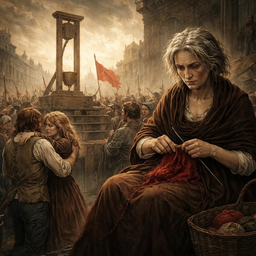 Book the Third: The Track of a Storm—Chapter 14: The Knitting Done - A Tale Of Two Cities by Charles Dickens