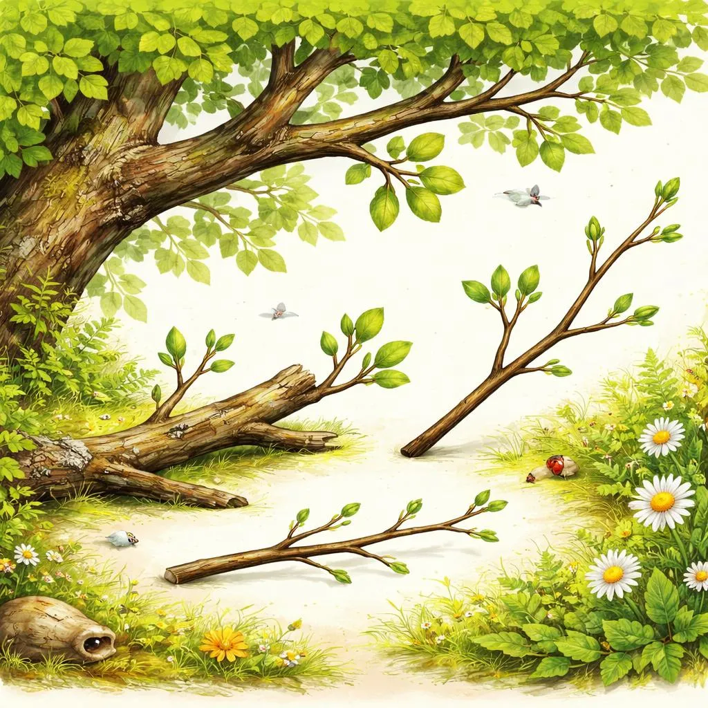 Branch and Twig: Are They Both Just Sticks Growing from a Tree or Bush?