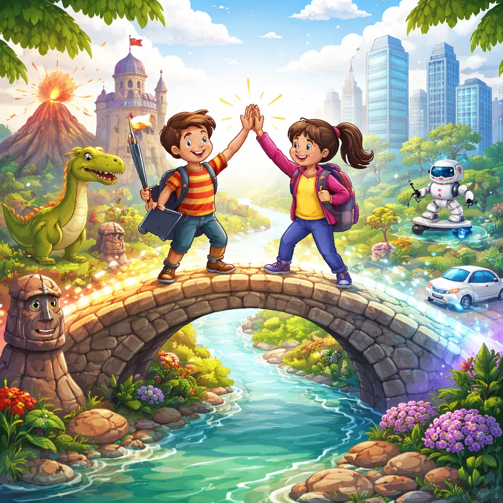 Bridging Past and Present: A Kid's Fun Guide to Mixed Conditionals