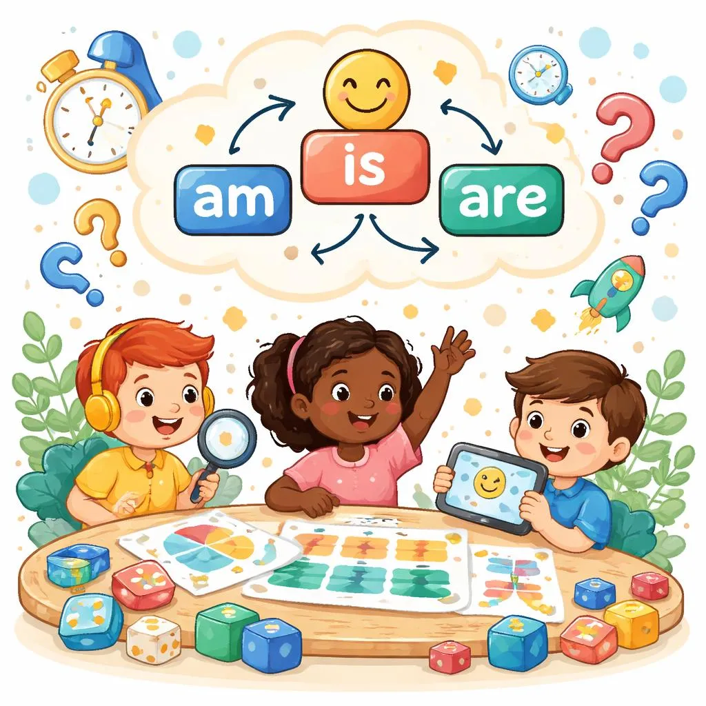 Build Strong English Foundations with the to be verb Through Clear Meanings, Tenses, Questions, and Fun Learning Ideas