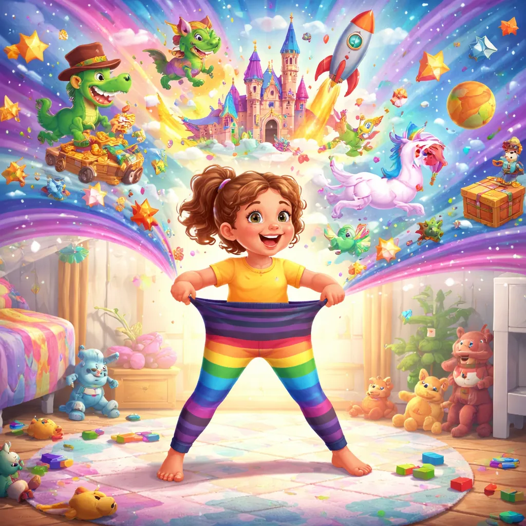 ¿Puede un cinturilla "elástica y flexible" también describir la imaginación de un niño o solo un par de mallas?