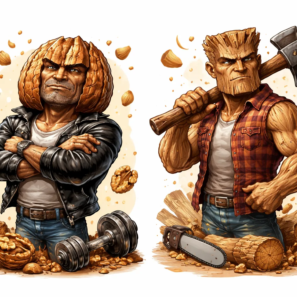 ¿Puede una nuez “dura y resistente” describir a una persona tan fácilmente como un trozo de madera?