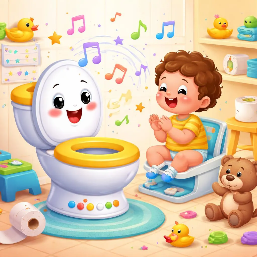 Может ли смешная песенка про туалет помочь детям в приучении к горшку?