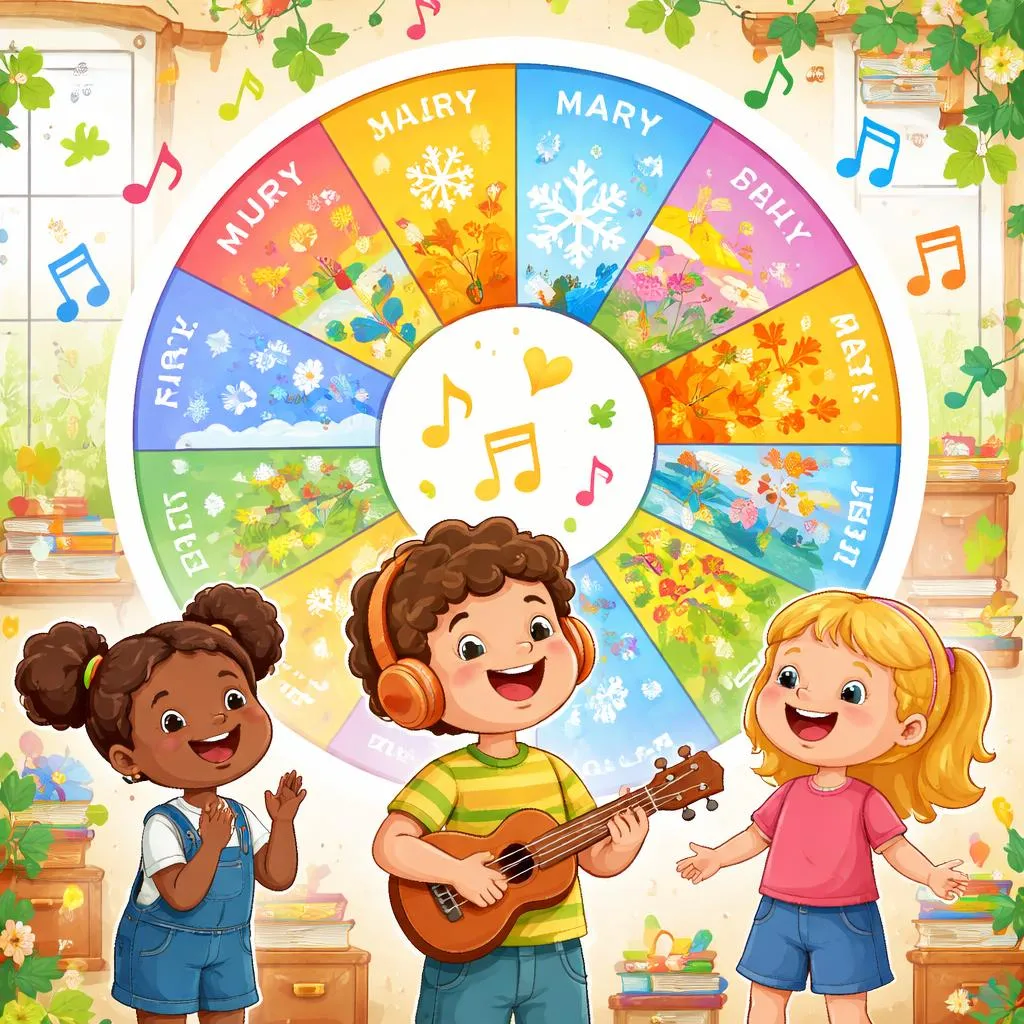 ¿Puede una canción sobre los meses ayudar a los niños a aprender el calendario?