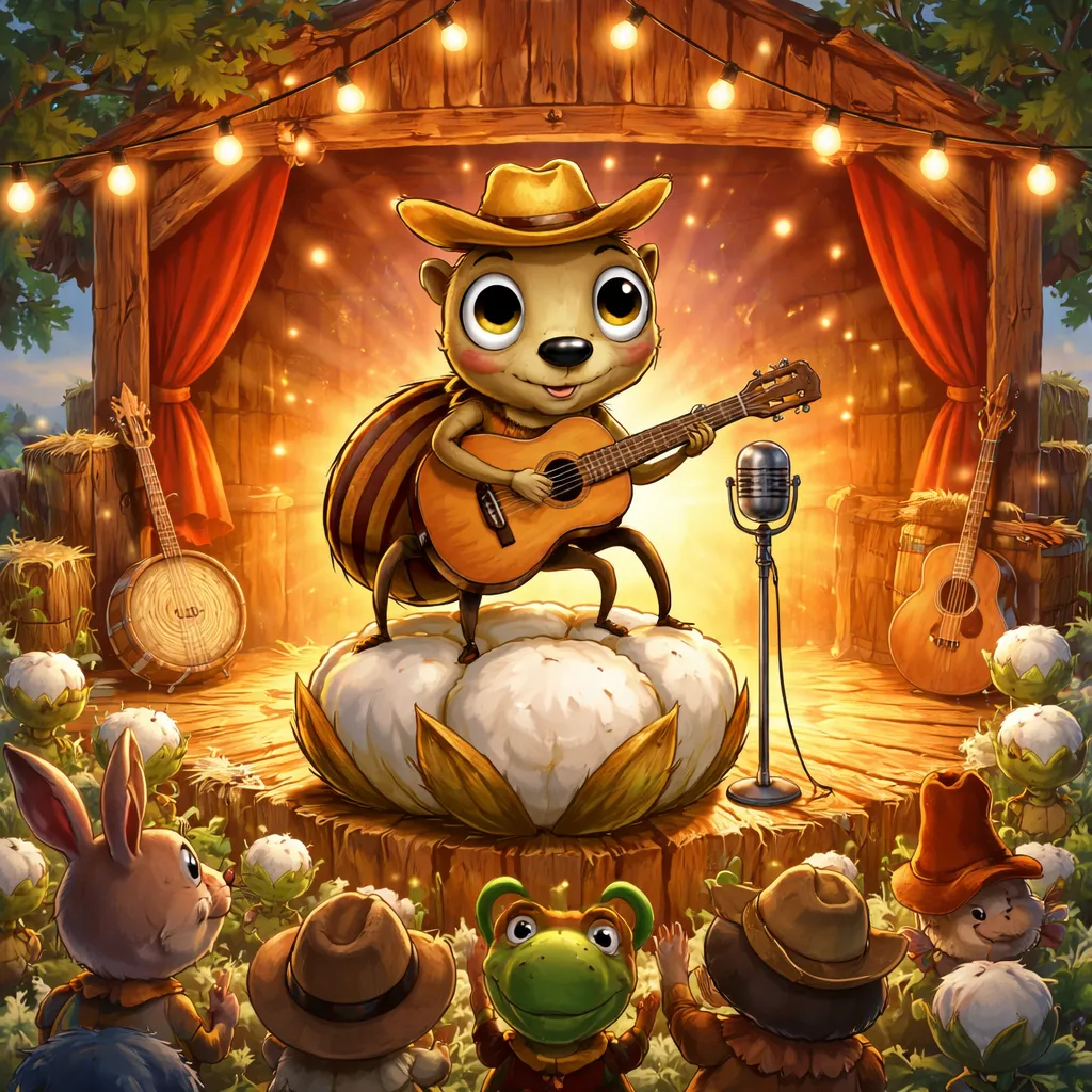 هل يمكن لحشرة صغيرة أن تكون نجمة أغنية في 'أغنية حفار لوز القطن'؟