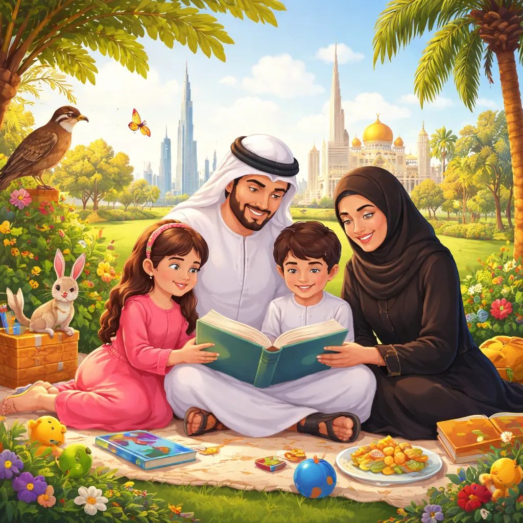 Can Learning Reading:United Arab Emirates Guide Kids and Parents to Build English Skills Through Culture and Simple Stories Together?