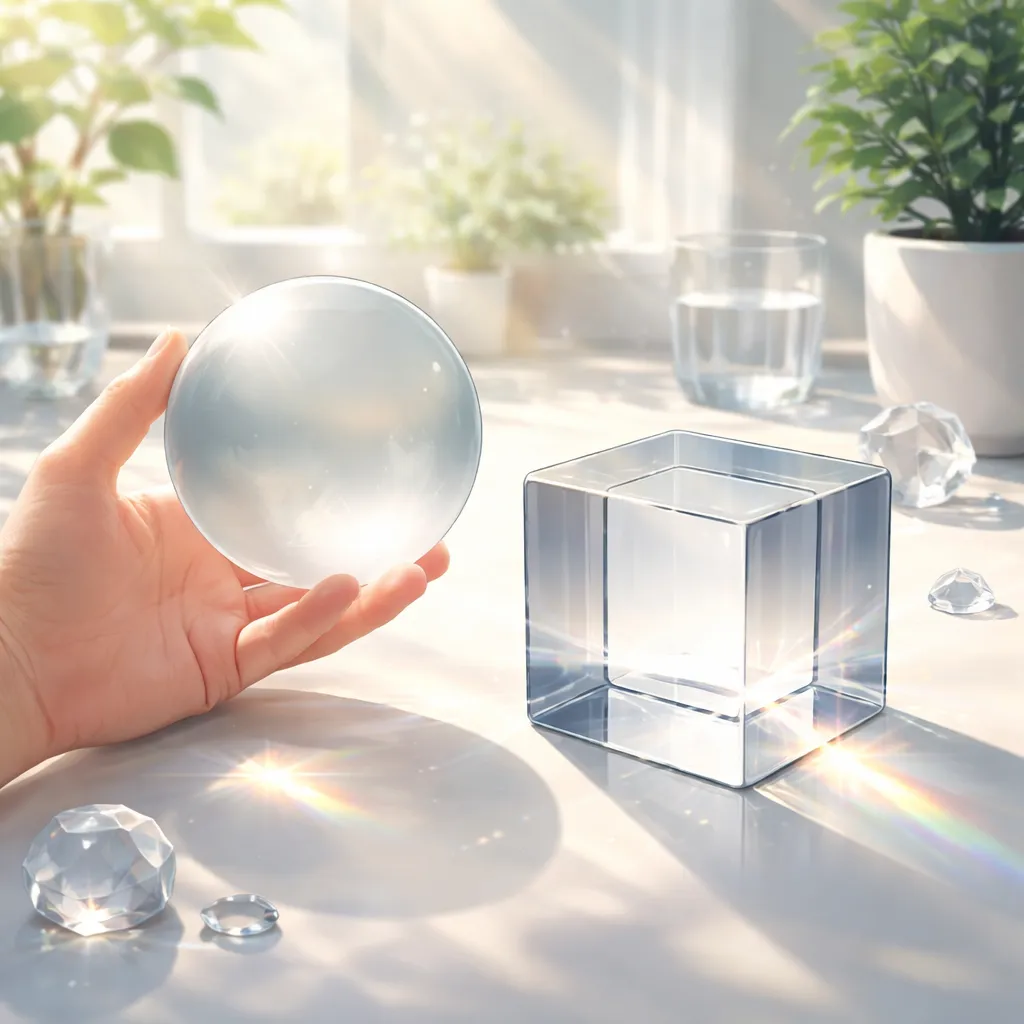 Can Something Be Clear Without Being Fully Transparent Like Glass?