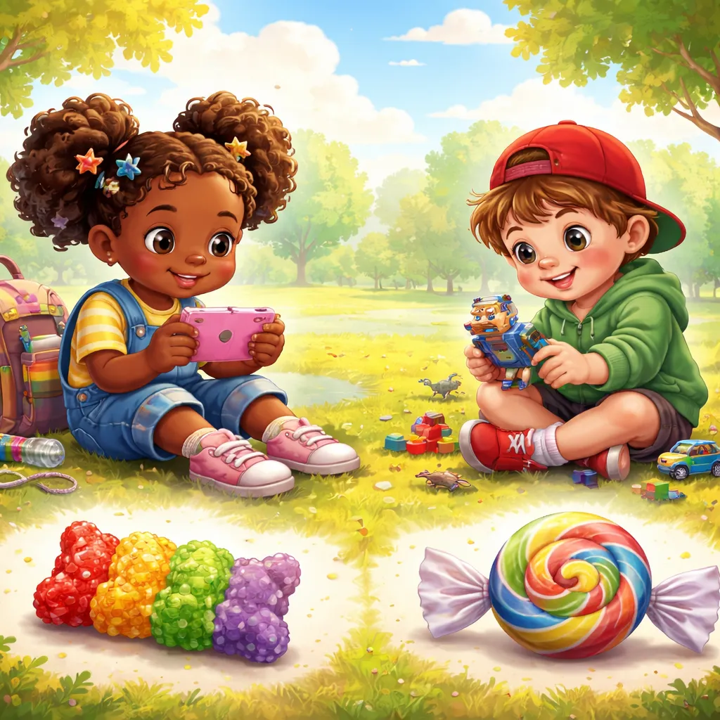 ¿Puede “Desigual y Diferente” Describir Dos Caramelos y También a Dos Niños a los Que les Gustan Juegos Diferentes?