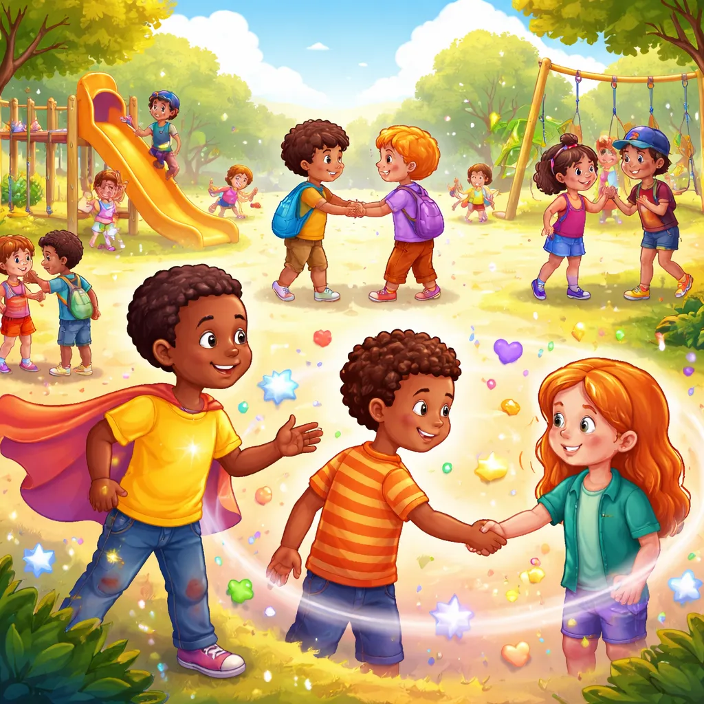 Can Words Be Your Superpower? Learning Conflict Resolution Phrases for the Playground!