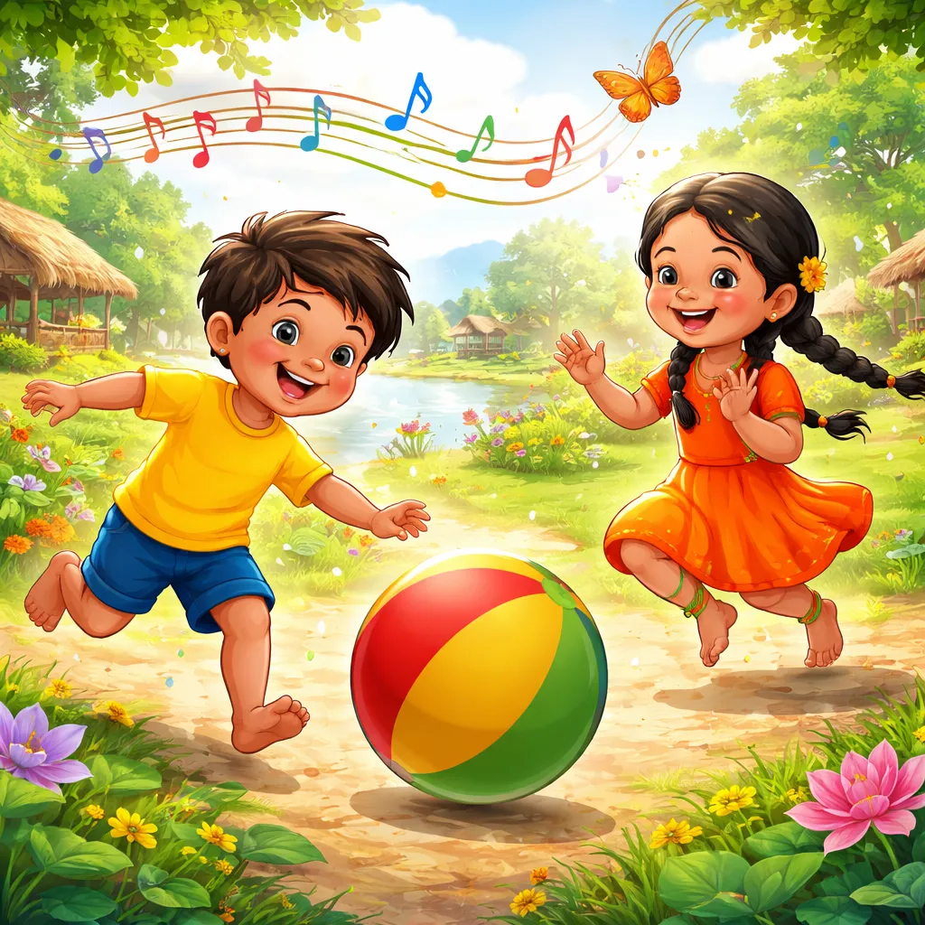 Bisakah Kamu Bergembira dengan Lagu Bengali: Bola Kecil (বল)?