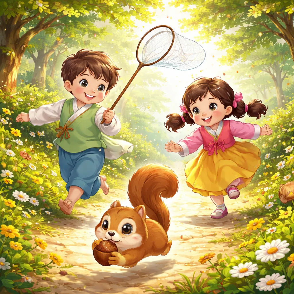 Bisakah Kamu Mengejar Lagu Korea: Si Tupai Kecil (다람쥐)?