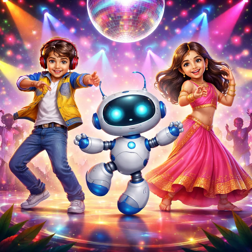 Kannst du tanzen wie das Hindi-Lied: Der kleine Roboter (रोबोट)?