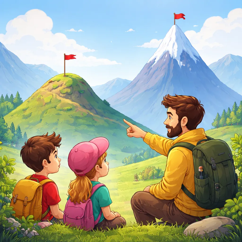 ¿Puedes explicar la diferencia entre 'cima' y 'cumbre' a un joven estudiante?