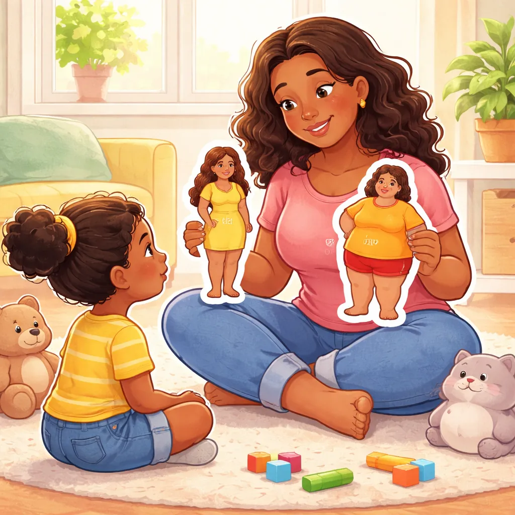 ¿Puedes explicar la diferencia entre “grueso” y “gordo” a un niño?