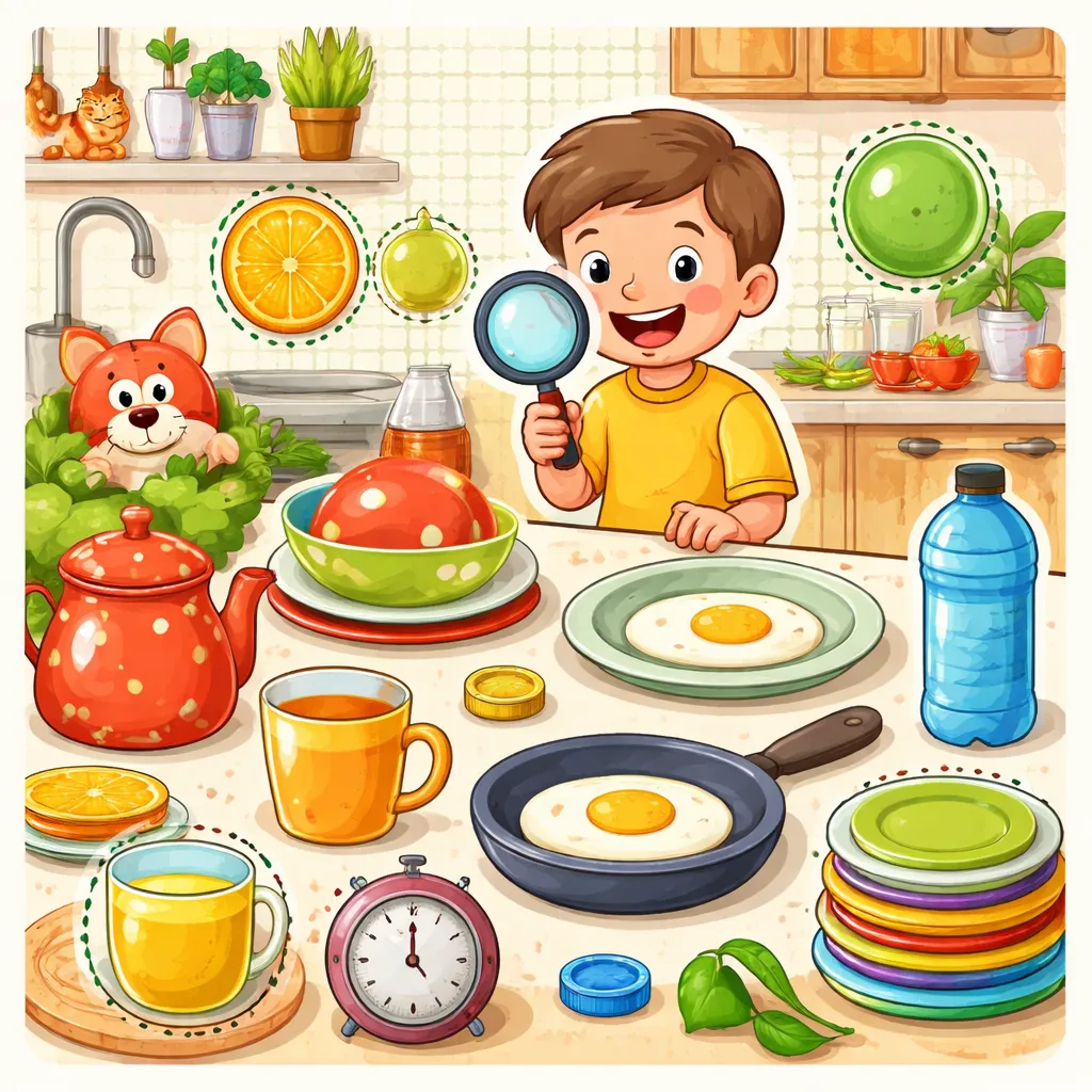 Can You Find a Circle in Your Kitchen? Discovering Shapes in Real Life Objects Examples!