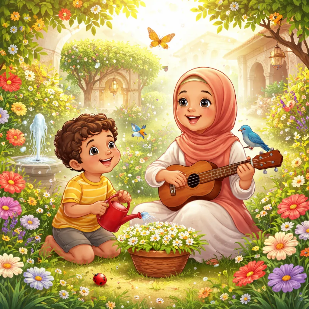 هل يمكنك أن تجد الفرح في أغنية عربية صغيرة: الحديقة الصغيرة؟