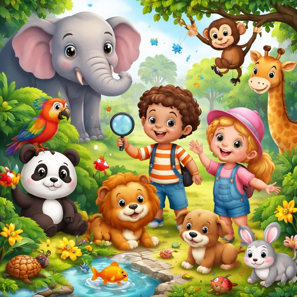 هل يمكنك تسمية حيوان؟ دليل ممتع للأطفال لتعلم أسماء الحيوانات باللغة الإنجليزية.