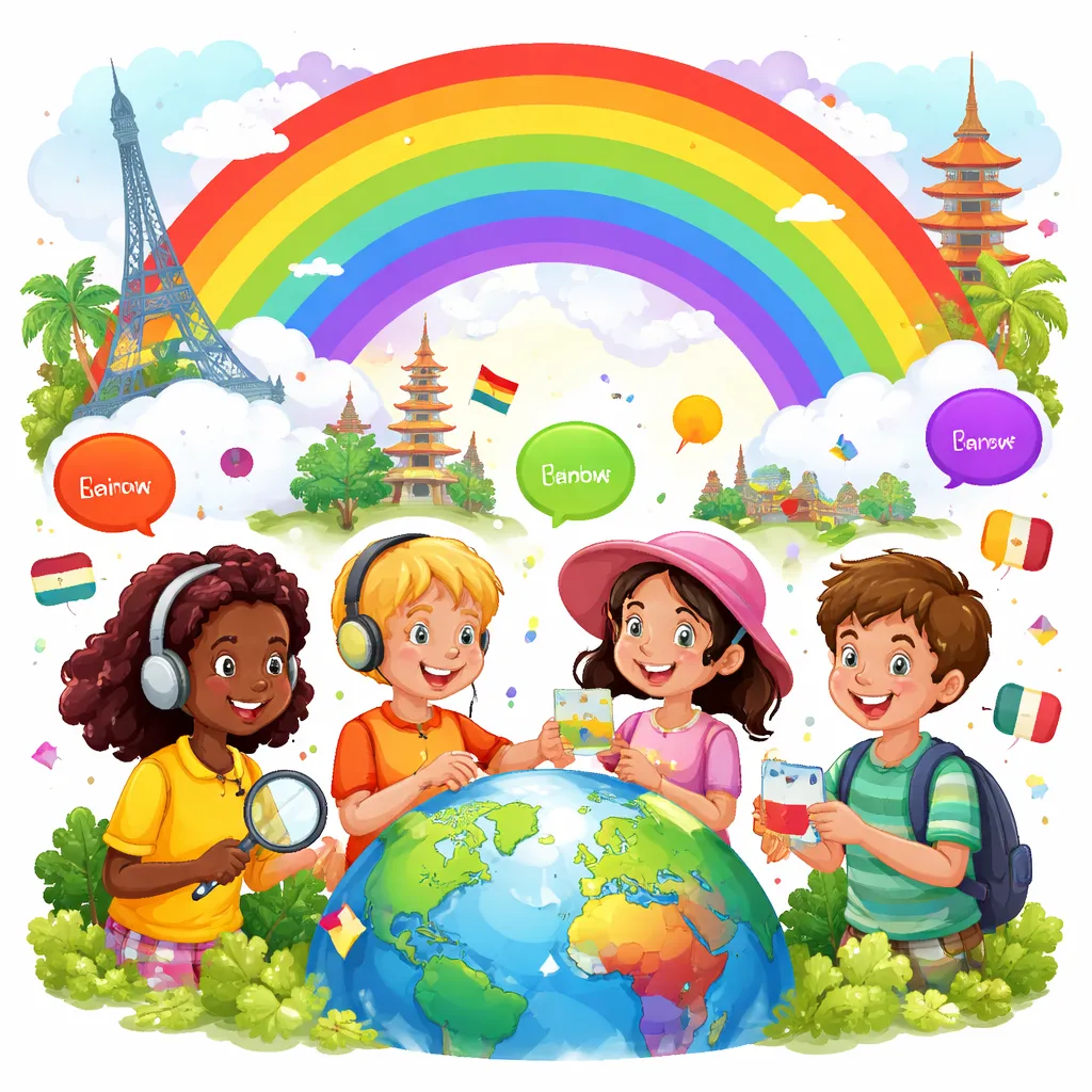Can You Say Rainbow in Another Language? Exploring Colors of the Rainbow in Different Languages!