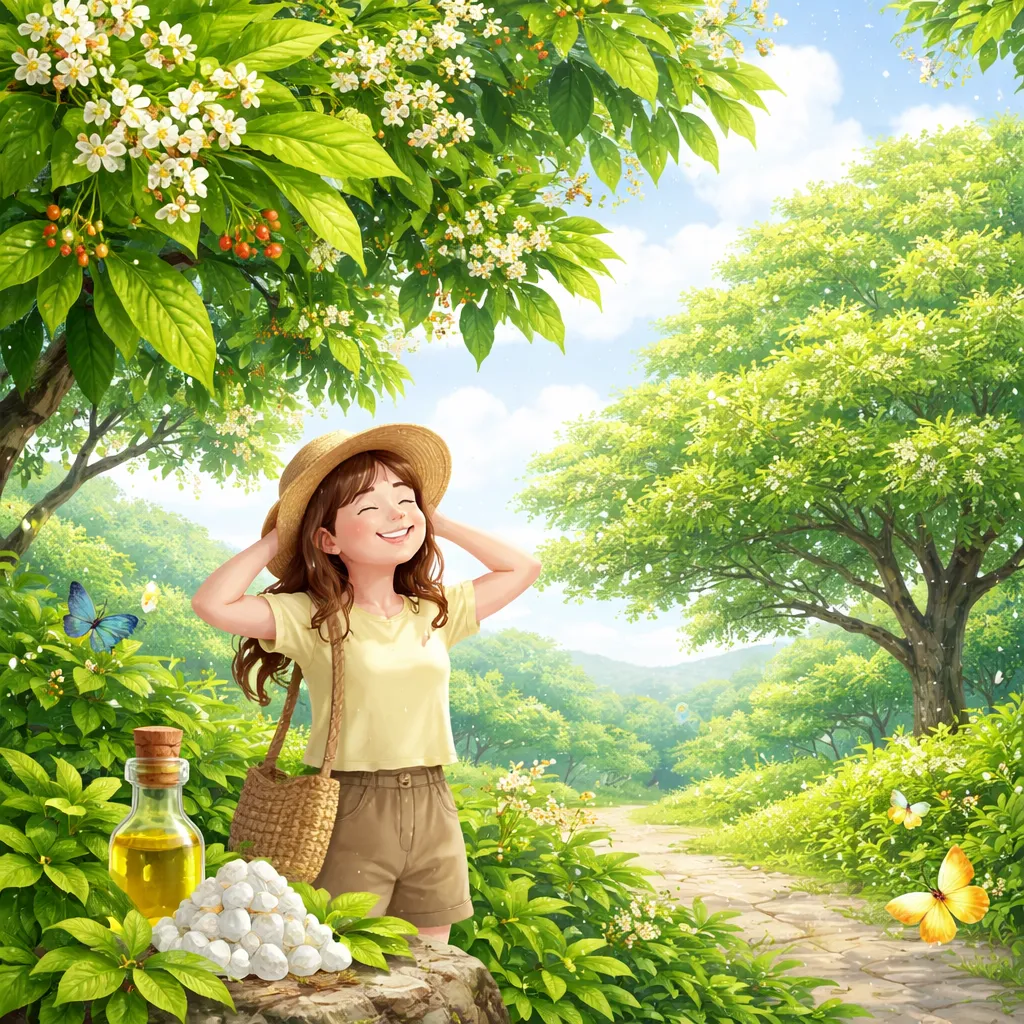 Bisakah Kamu Mencium Udara Bersih dan Segar? Mari Belajar tentang Tanaman Pohon Kamper!