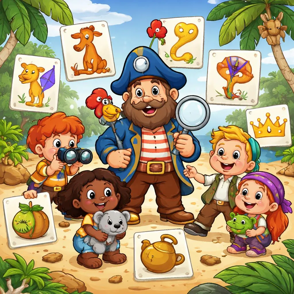 Captain Seasalt And The ABC Pirates “K” Flashcards For Kids – Free Printable PDF