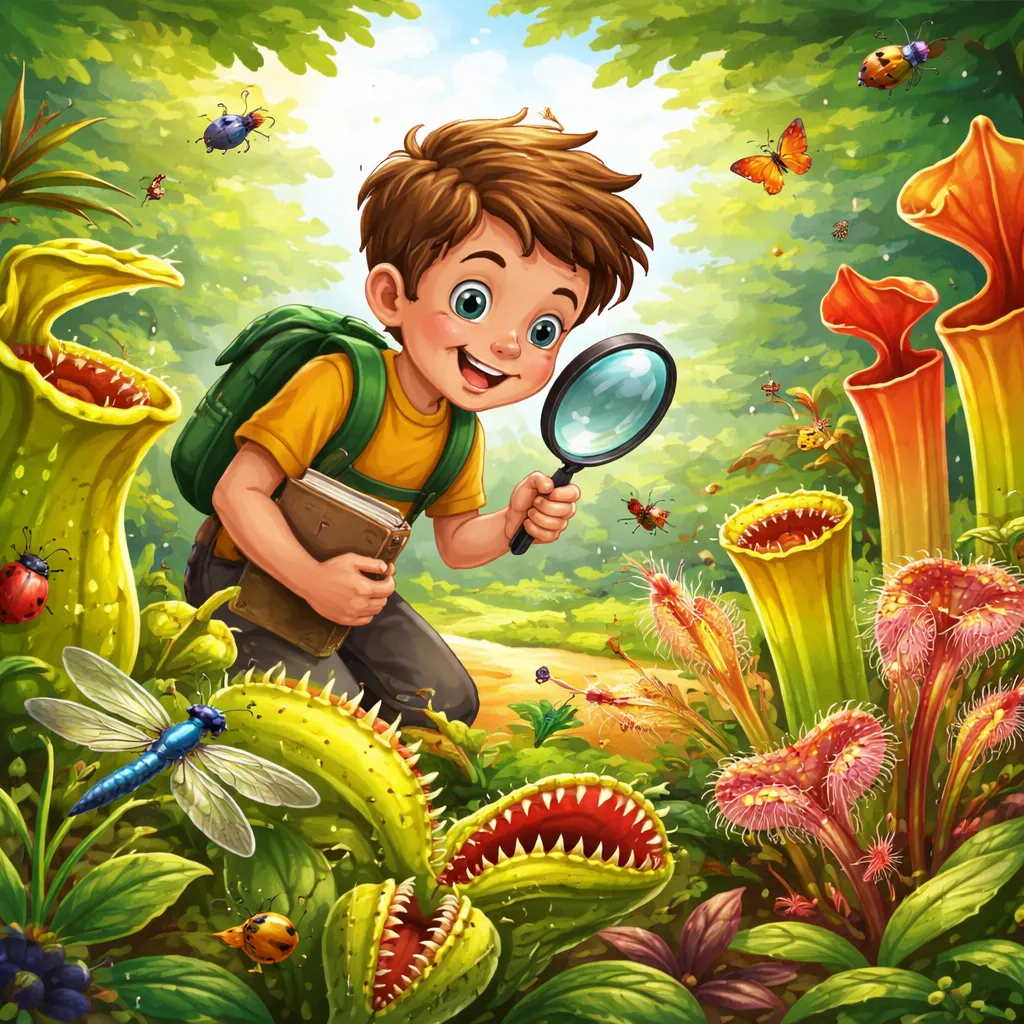 Carnivorous Plants: The Green Hunters in Your Backyard  A Young Explorer's Guide