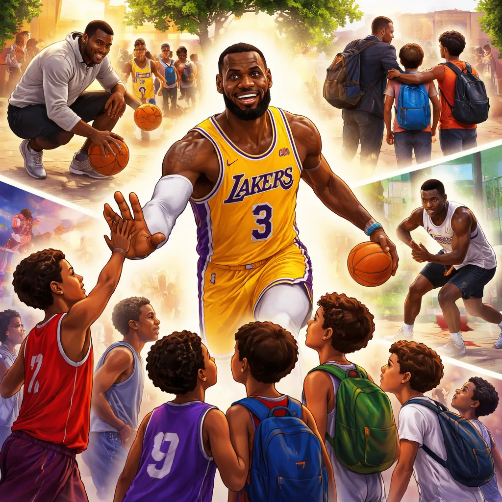 Celebrity Story: LeBron James – What Makes LeBron James a True Role Model for Young Athletes?