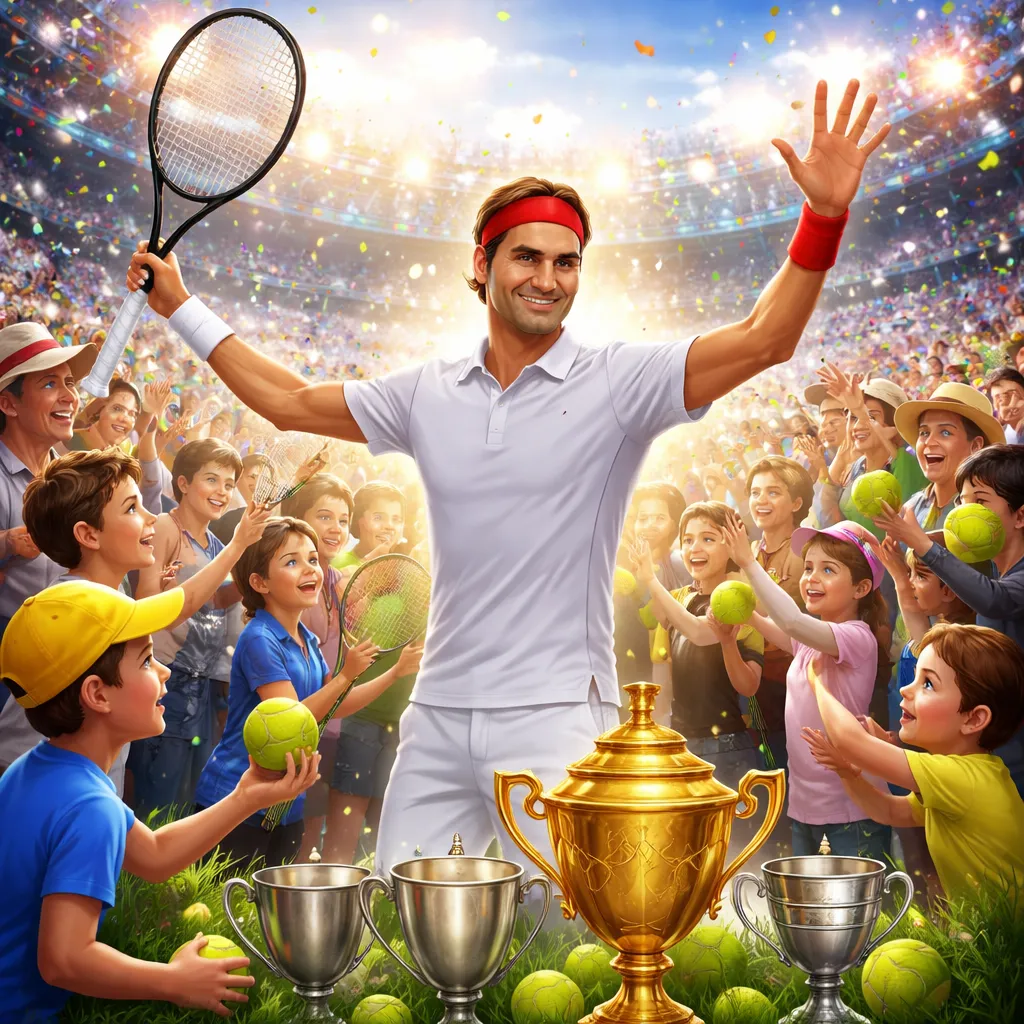Celebrity Story: Roger Federer – What Makes Roger Federer a Tennis Legend and Role Model for All Ages?