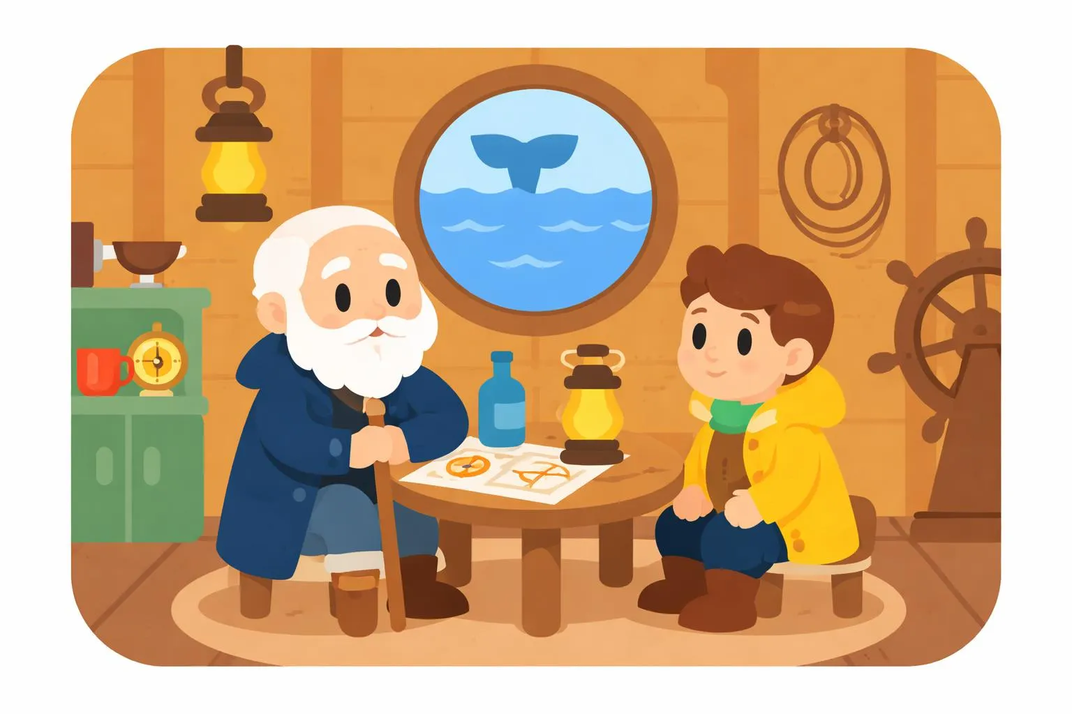 Chapter 109: Ahab and Starbuck in the Cabin - Moby Dick By Herman Melville