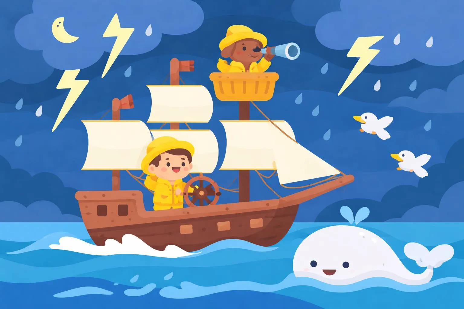 Chapter 122: Midnight Aloft--Thunder and Lightning - Moby Dick By Herman Melville