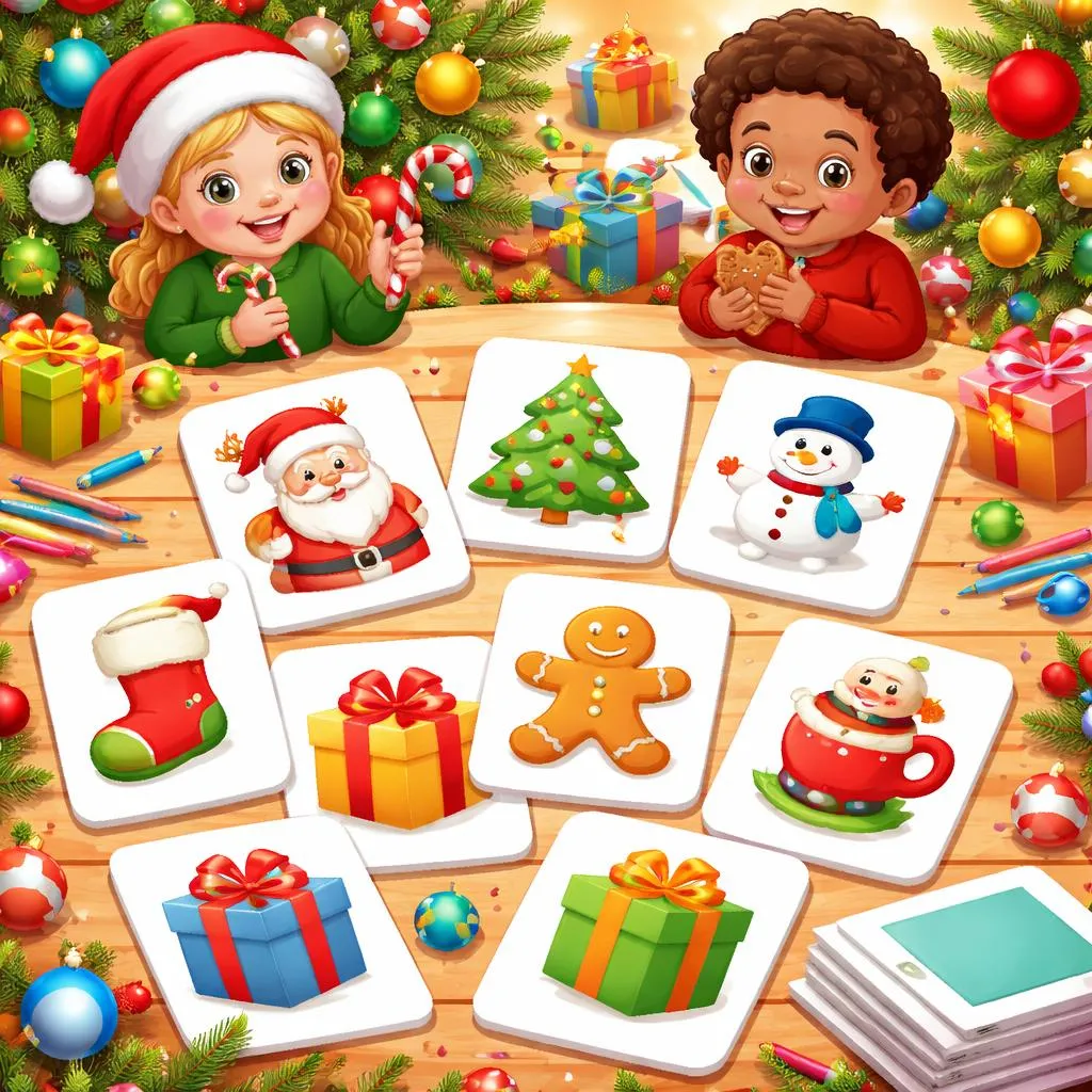 Christmas – Complete Flashcards For Kids – Free Printable PDF