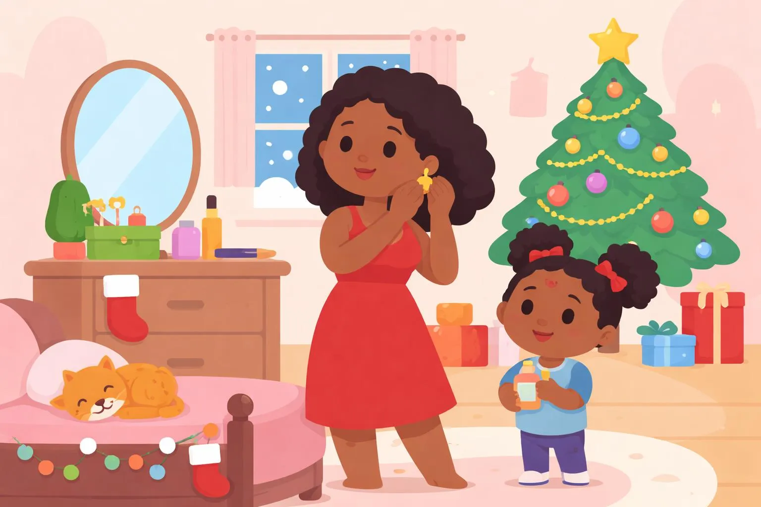 Christmas Eve: My Mother Dressing By Toi Derricotte - Giggle Poems
