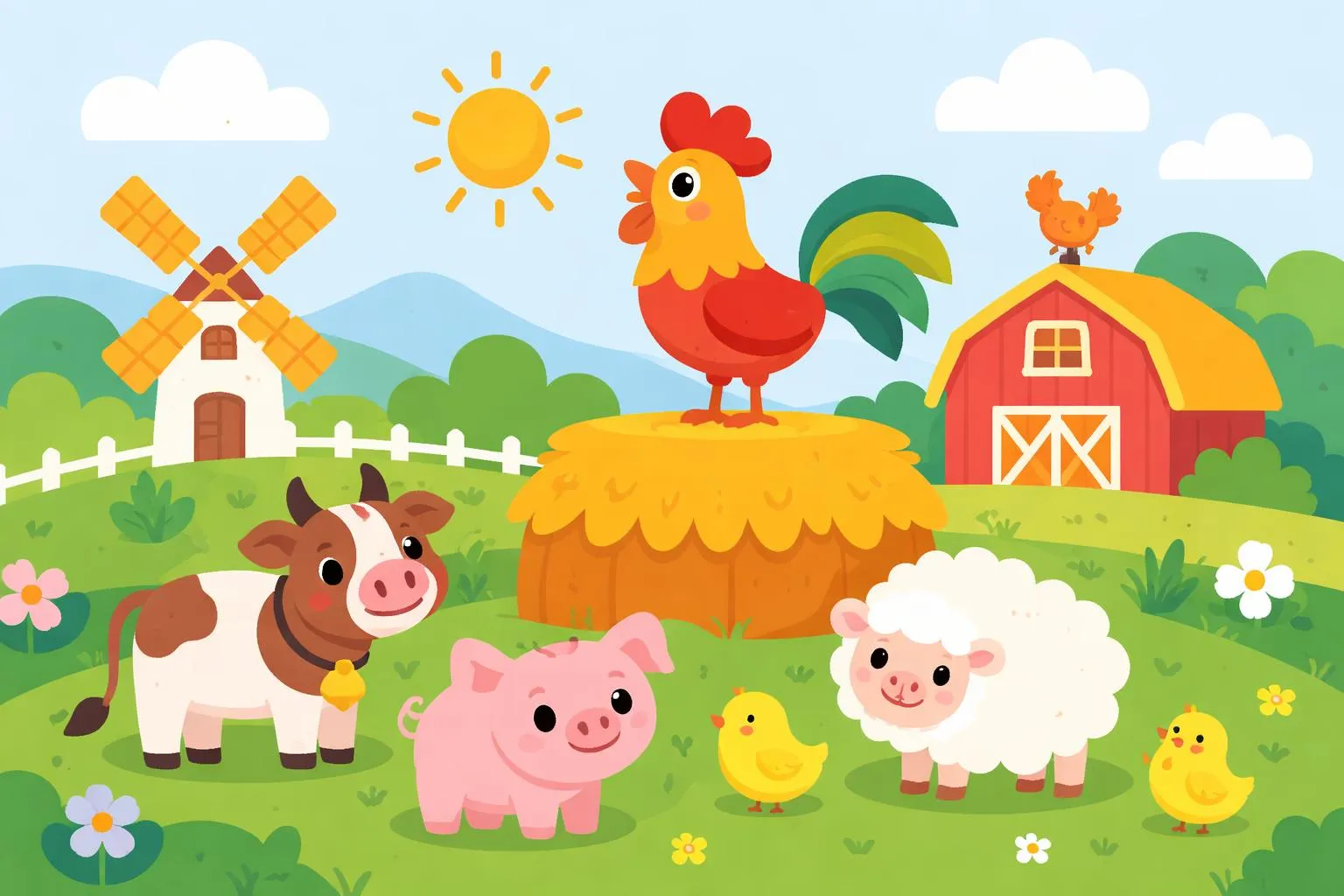 Cock-A-Doodle-Doo! - Nursery Rhymes And Traditional Poems By FCIT
