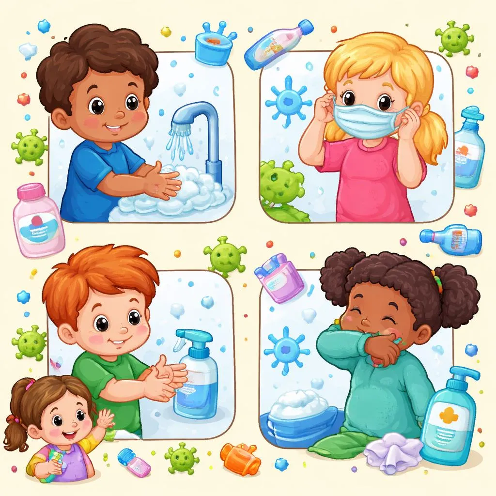 COVID-19 Hygiene Flashcards for Kids – Free Printable PDF