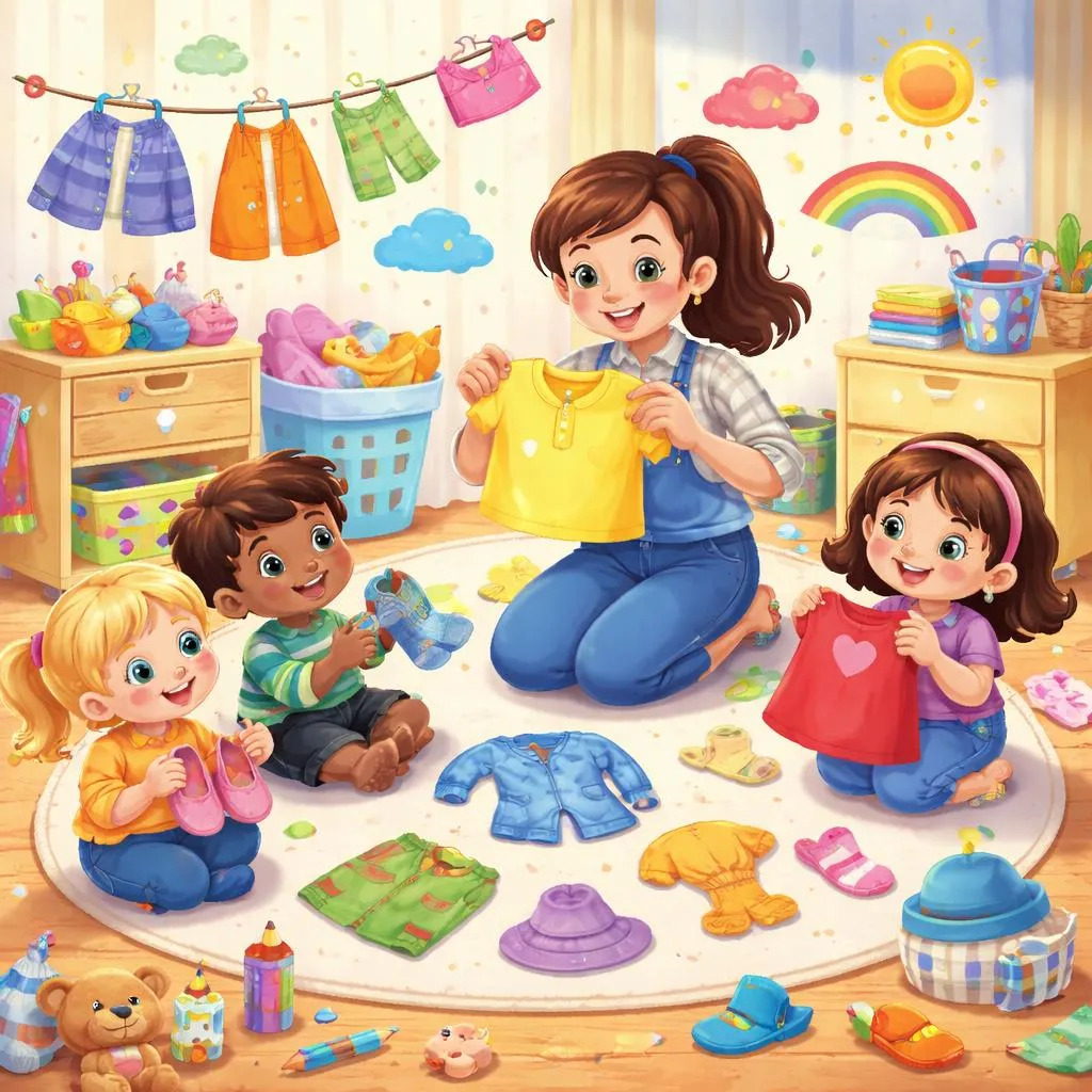 Creative Clothes Teaching for Young Learners: Fun Vocabulary, Daily Life Practice, and Engaging Activities for Early English Development